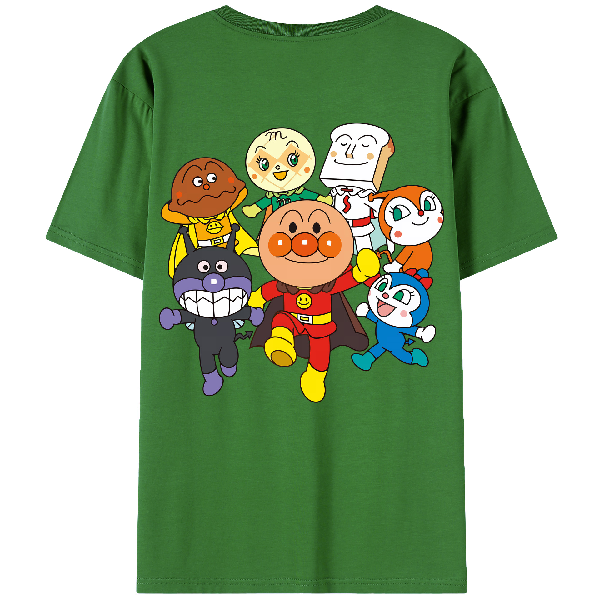 （画像用） アンパンマン Anpanman レディース半袖Tシャツ(バックプリント)